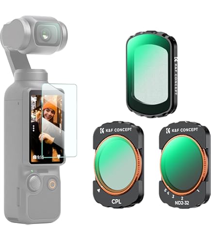 Amazon | K&F CONCEPT Osmo Pocket 3用 1.2x アナモフィック レンズ